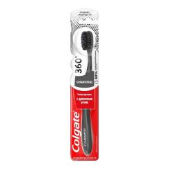 Зубная щетка Colgate 360 Древесный уголь Розовая Фото