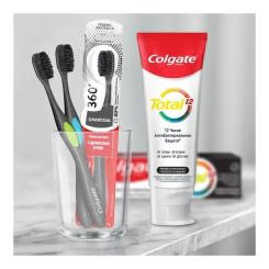 Зубная щетка Colgate 360 Древесный уголь Розовая Фото 4