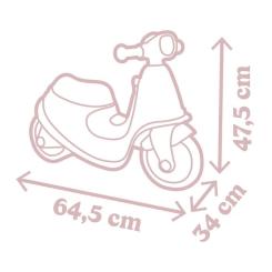 Беговел Smoby Toys розовый 65x34x48 см Фото 4