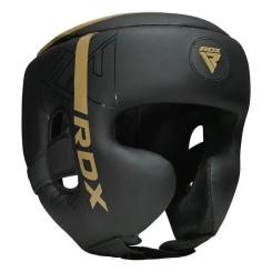 Боксерский шлем RDX F6 KARA Matte Golden M Фото 1
