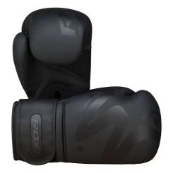 Боксерские перчатки RDX F15 Noir Matte Black 10 унцій Фото 1