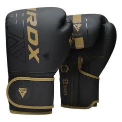 Боксерские перчатки RDX F6 Kara Matte Golden 16 унцій Фото
