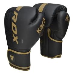 Боксерские перчатки RDX F6 Kara Matte Golden 16 унцій Фото 1