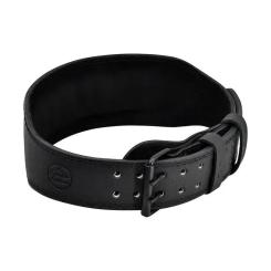 Атлетический пояс RDX 4 шкіряний Full Black XL Фото 2