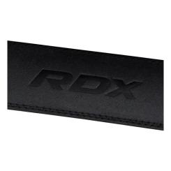 Атлетический пояс RDX 4 шкіряний Full Black XL Фото 3