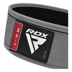 Атлетический пояс RDX RX1 Weight Lifting Belt Grey M Фото 5