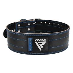 Атлетический пояс RDX для пауерліфтингу RD1 шкіряний Blue XL Фото