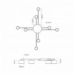 Светильник Videx VL-SPF22B-B Фото 2