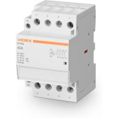 Контактор Videx 4п 40А 4НВ VF-RS-MC4O-40 RESIST Фото