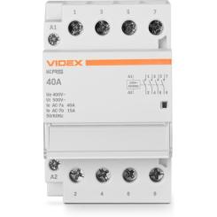 Контактор Videx 4п 40А 4НВ VF-RS-MC4O-40 RESIST Фото 1