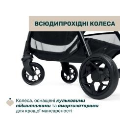 Коляска Chicco Glee Stroller черная (8058664173587) Фото 3