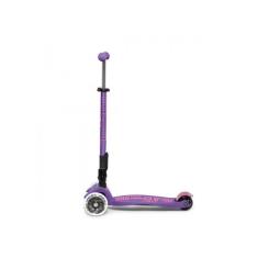 Самокат Micro Maxi Deluxe Foldable LED фиолетовый Фото 7