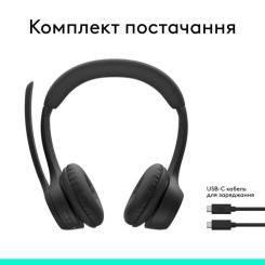 Наушники Logitech Zone 300 Bluetooth Graphite Фото 9