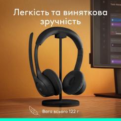 Наушники Logitech Zone 300 Bluetooth Graphite Фото 7