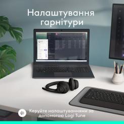 Наушники Logitech Zone 300 Bluetooth Graphite Фото 8