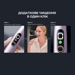 Электрическая зубная щетка Oclean X Pro Digital Purple Фото 9