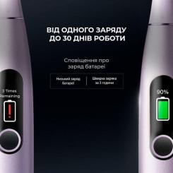 Электрическая зубная щетка Oclean X Pro Digital Purple Фото 4