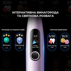 Электрическая зубная щетка Oclean X Pro Digital Purple Фото 8