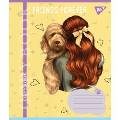 Тетрадь Yes Friends forever 24 аркушів клітинка Фото 5