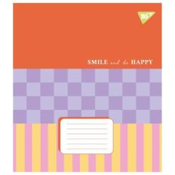 Тетрадь Yes Smile and be happy 24 аркушів лінія Фото 4