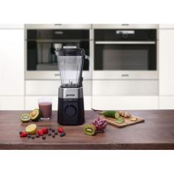 Блендер Gorenje стаціонарний 1000Вт, чаша-1500мл, скло, чорний Фото 8