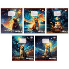 Тетрадь Yes Dreamer animals 48 аркушів лінія Фото