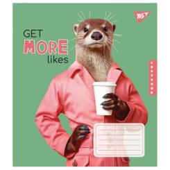 Тетрадь Yes Get more likes 36 аркушів клітинка Фото 2