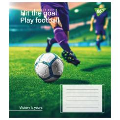 Тетрадь Yes Hit the goal 48 аркушів лінія Фото 1