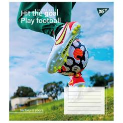 Тетрадь Yes Hit the goal 48 аркушів лінія Фото 3