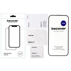 Стекло защитное BeCover Apple iPhone 15 Pro 10D Black Фото 1