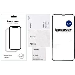 Стекло защитное BeCover Apple iPhone 12 Pro 10D Black Фото 1