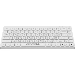 Клавиатура OfficePro SK955W Wireless/Bluetooth White Фото 1