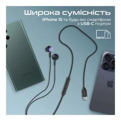 Наушники Promate LumiBuds-C Black Фото 8