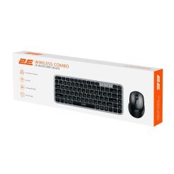 Комплект 2E MK430 Wireless/Bluetooth UA Black/Grey Фото 1