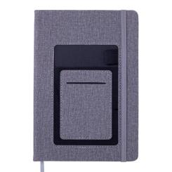 Книга записная Buromax COMFORT А5 96 аркушів крапка, сірий Фото
