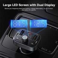 FM модулятор Baseus S-09 Lite Series Black Фото 5