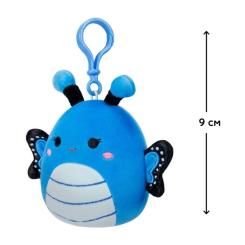 Мягкая игрушка Squishmallows на клипсе -Бабочка Вейверли 9 см Фото 1