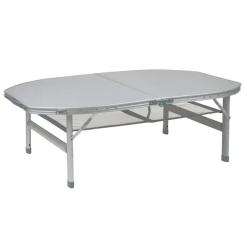 Туристический стол Bo-Camp Premium Oval 120x80 cm Grey Фото 1
