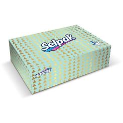 Салфетки косметические Selpak 3 слоя 70 шт. Фото 1