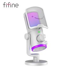 Микрофон Fifine AM6W USB White Фото 1