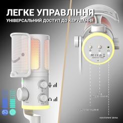 Микрофон Fifine AM6W USB White Фото 5