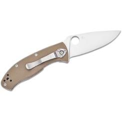 Нож Spyderco Tenacious M4 Brown G10 Фото 1