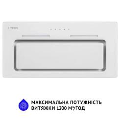 Вытяжка кухонная Minola HBI 6873 WH GLASS 1200 LED Line Фото 2