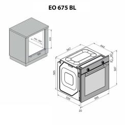 Духовой шкаф Minola EO 675 BL Фото 11