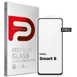 Стекло защитное Armorstandart Pro Infinix Smart 8 Black Фото