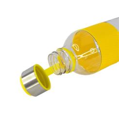 Бутылка для воды Line Art Limpid 850 мл жовтий Фото 5