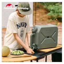 Канистра для воды Naturehike CNH22CJ018 20 літрів коричнева Фото 10