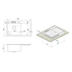 Мойка кухонная Nett NB-7848(R) Фото 4