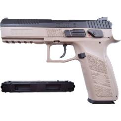 Пневматический пистолет ASG CZ P-09 Blowback Pellet Black/FDE Фото 4