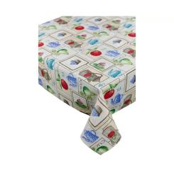 Скатерть Прованс CUPCAKE blue 120х136 Фото 1